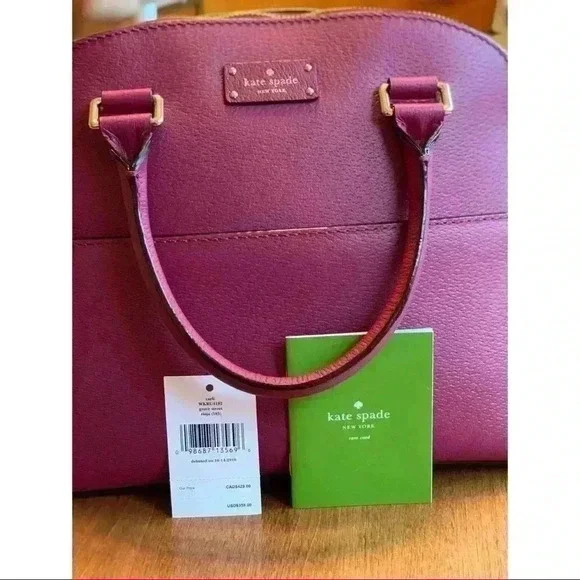NWT KATE SPADE Carli Grove St Purple Rioja Satchel - Picture 5 of 14